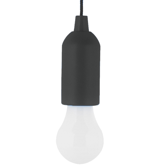 E-6621 BULB SHAPE PULL LIGHT 1W BLACK E-6621 BULB SHAPE PULL LIGHT 1W BLACK