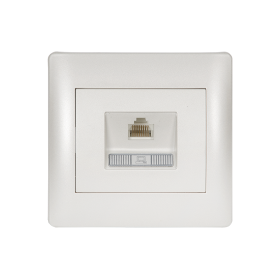 PRIZA PC RHYME (CAT6e) ALB METALIC PRIZA PC RHYME (CAT6e) ALB METALIC