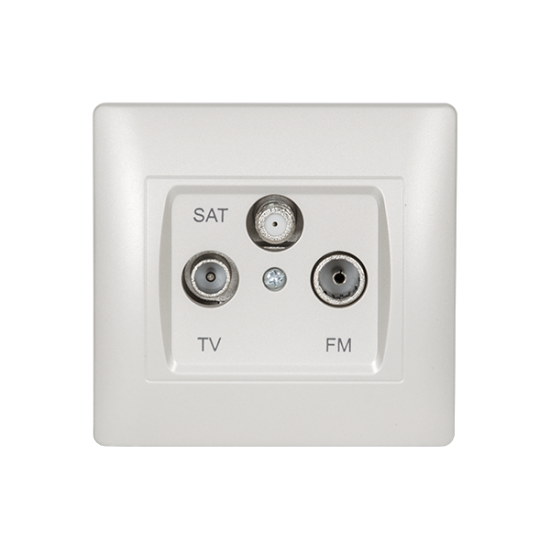PRIZA TV+FM+SAT RHYME ALB METALLIC PRIZA TV+FM+SAT RHYME ALB METALLIC