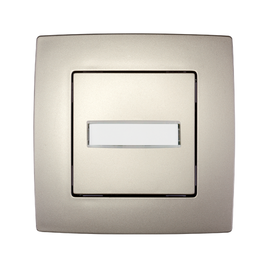 CITY INTRERUPATOR SONERIE CU LED CHAMPANIE METALIC CITY INTRERUPATOR SONERIE CU LED CHAMPANIE METALIC