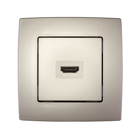 CITY PRIZA HDMI CHAMPANIE METALIC