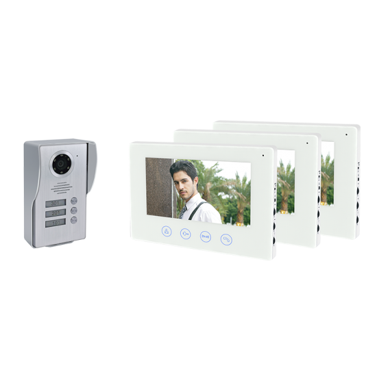 WIFI SMART VIDEO DOOR PHONE WITH THREЕ MONITORS WIFI SMART VIDEO DOOR PHONE WITH THREЕ MONITORS