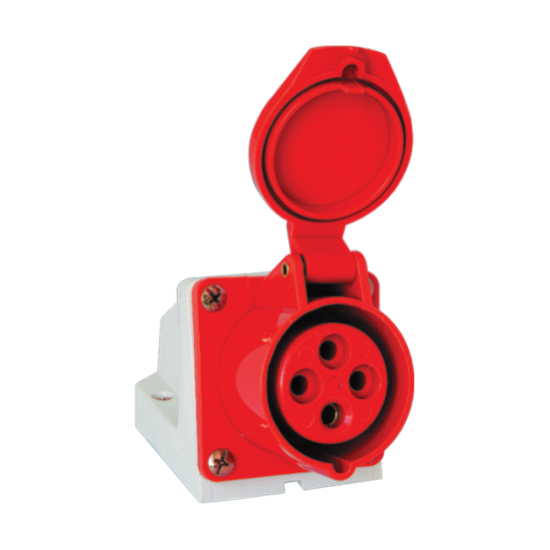 PRIZA FIXA HT-134 63A IP44 3P+E 400V PRIZA FIXA HT-134 63A IP44 3P+E 400V