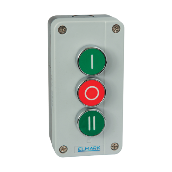 BUTON CU ARC DE REVENIRE BP339 1NO;1NC;1NO IP65 1 VERDE, ROSU, 1 VERDE BUTON CU ARC DE REVENIRE BP339 1NO;1NC;1NO IP65 1 VERDE, ROSU, 1 VERDE