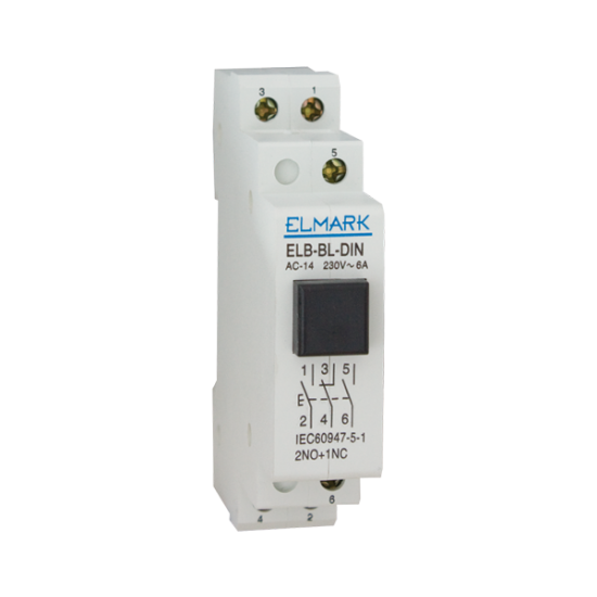 BUTON ELB-BL-DIN 2NO+1NC NEGRU BUTON ELB-BL-DIN 2NO+1NC NEGRU