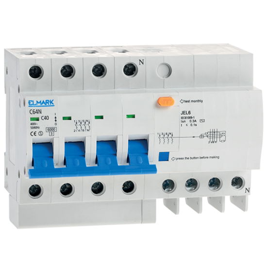DIFERENTIAL JEL6 C50 3P+N 50A/300MA DIFERENTIAL JEL6 C50 3P+N 50A/300MA