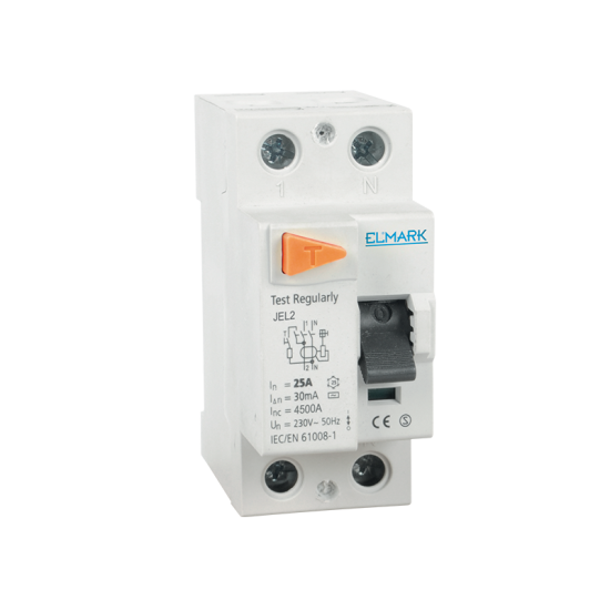 RESIDUAL CURRENT DEVICE JEL2 4,5kA 2P 20A/30mA RESIDUAL CURRENT DEVICE JEL2 4,5kA 2P 20A/30mA