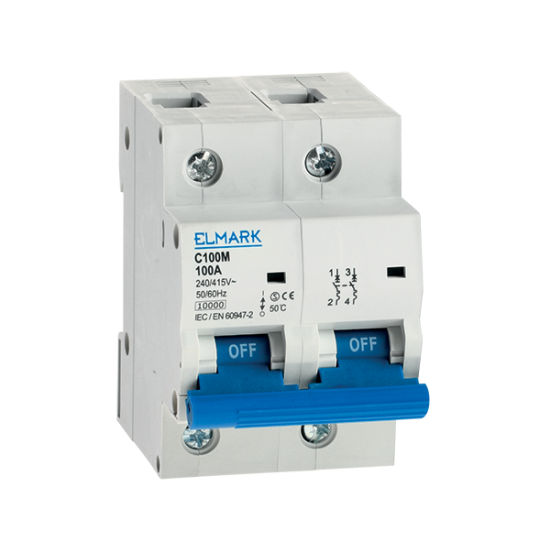 SIGURANTA C100M 2P 100A CURBA С