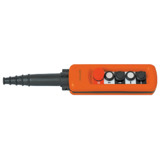 DISPOZITIV DE COMANDA 4 BUTOANE+AVARIE+CHEIE MBP-A4813К 1NO+1NC 
