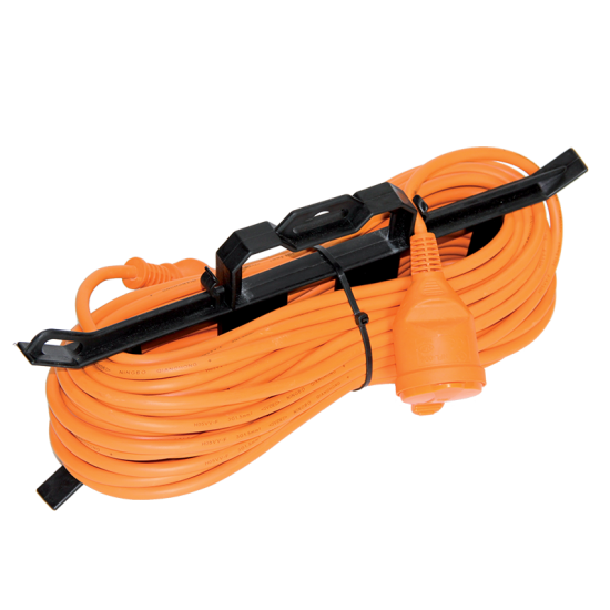 PRELUNXITOR PE CABLU 15M H05VV-F 3X1.5MM² PORTOCALIU