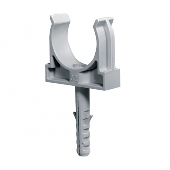 CLIPS CONDUCTA PVC CU SURUB OTEL EC Ф32 x 50 CLIPS CONDUCTA PVC CU SURUB OTEL EC Ф32 x 50