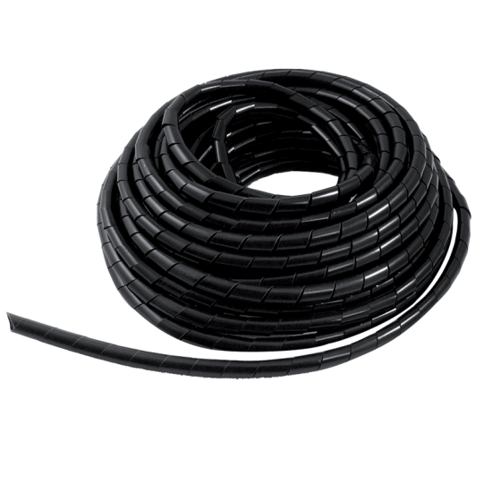 SPIRALĂ PENTRU CABLURI 10X12 NEAGRĂ SPIRALĂ PENTRU CABLURI 10X12 NEAGRĂ