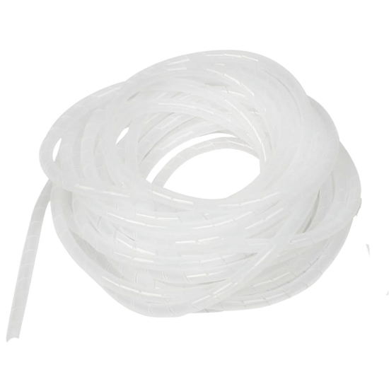 SPIRALĂ PENTRU CABLURI 6X8 TRANSPARENTĂ SPIRALĂ PENTRU CABLURI 6X8 TRANSPARENTĂ