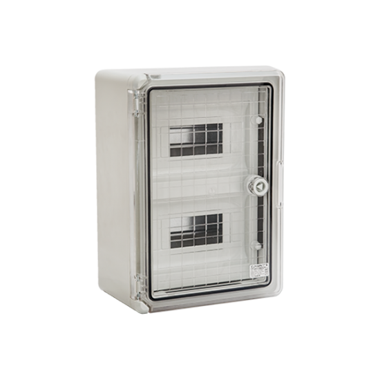 CUTIE DISTRIBUTIE ABS IP65 PP3114 CU USA TRANSPARENTA-24 MODULE CUTIE DISTRIBUTIE ABS IP65 PP3114 CU USA TRANSPARENTA-24 MODULE