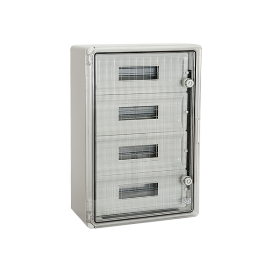 CUTIE DISTRIBUTIE ABS IP65 PP3118 CU USA TRANSPARENTA-60 MODULE CUTIE DISTRIBUTIE ABS IP65 PP3118 CU USA TRANSPARENTA-60 MODULE