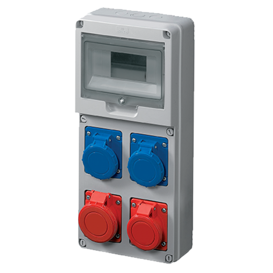 ORGANIZATOR INDUSTRIAL 2X16A SUKO, 1X16A+1X32A-1P+N+E IP44 ORGANIZATOR INDUSTRIAL 2X16A SUKO, 1X16A+1X32A-1P+N+E IP44