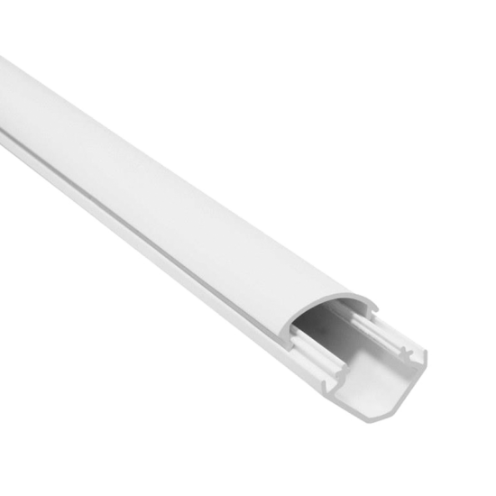 PLASTIC CORNER CABLE TRUNKING 2M 23X23mm