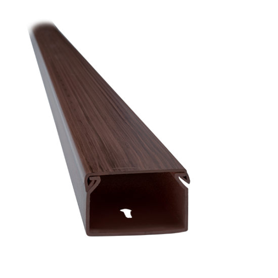 CANAL CABLU 2m 25x25 CT2 dark walnut CANAL CABLU 2m 25x25 CT2 dark walnut