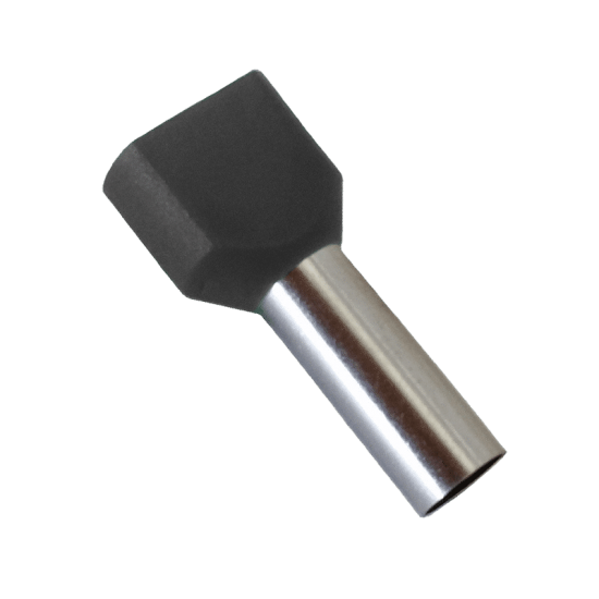 PINI DUBLI TERMINALI IZOLAŢI TЕ1508/NEGRU (100 buc. pe pachet) PINI DUBLI TERMINALI IZOLAŢI TЕ1508/NEGRU (100 buc. pe pachet)