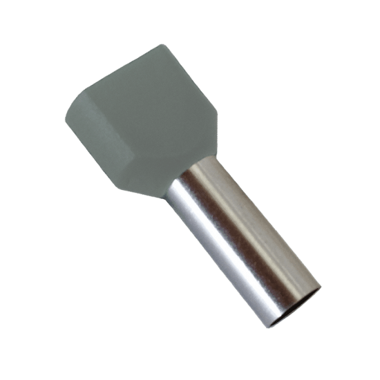 PINI DUBLI TERMINALI IZOLAŢI TЕ2510/GRI (100 buc. pe pachet) PINI DUBLI TERMINALI IZOLAŢI TЕ2510/GRI (100 buc. pe pachet)