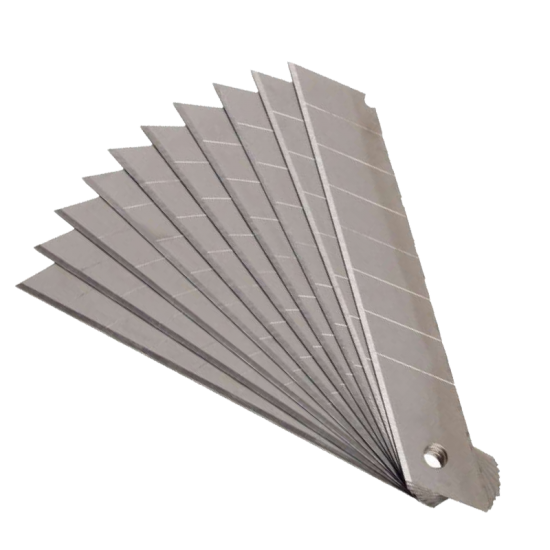 KNIFE SPARE BLADES 9MM, 10PCS KNIFE SPARE BLADES 9MM, 10PCS