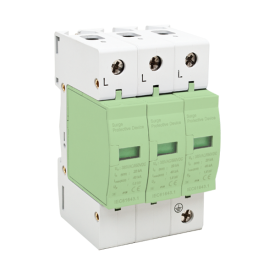 DESCARCATOARE CATODICE COMBINATE AC-DC C20/3P LA 20kA DESCARCATOARE CATODICE COMBINATE AC-DC C20/3P LA 20kA
