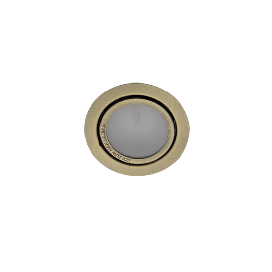 SPOT SIM-5 ANTIQUE BRASS 12V BEC HALOGEN JC SPOT SIM-5 ANTIQUE BRASS 12V BEC HALOGEN JC