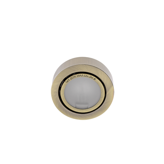 SPOT SIM-55 ANTIQUE BRASS 12V BEC HALOGEN JC SPOT SIM-55 ANTIQUE BRASS 12V BEC HALOGEN JC