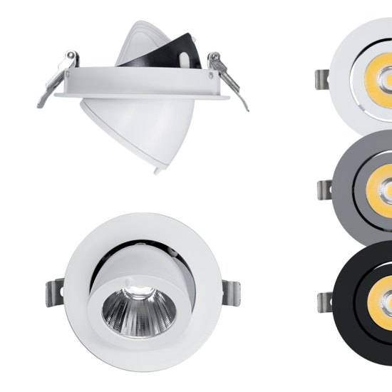 SPOT SKY TL190 COB 30W 220-240V 2700K 24° BLACK SPOT SKY TL190 COB 30W 220-240V 2700K 24° BLACK