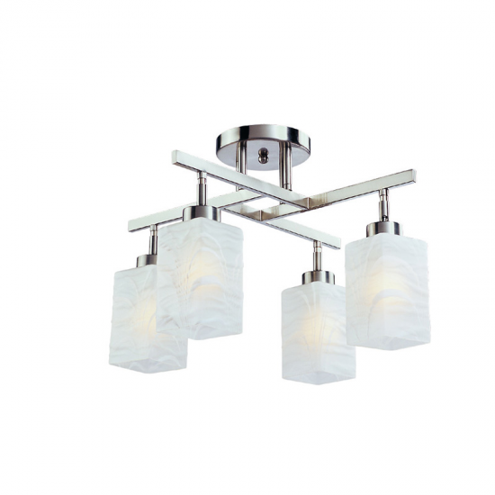 CANDELABRU ALICE 4XE27 NICHEL SATINAT CANDELABRU ALICE 4XE27 NICHEL SATINAT