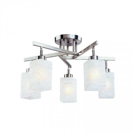 CANDELABRU ALICE 5XE27 NICHEL SATINAT CANDELABRU ALICE 5XE27 NICHEL SATINAT