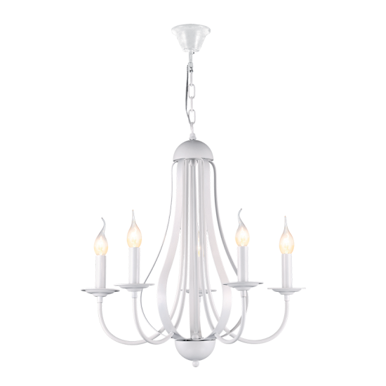 CANDELABRU AMANDA 5XE14 ALB CANDELABRU AMANDA 5XE14 ALB