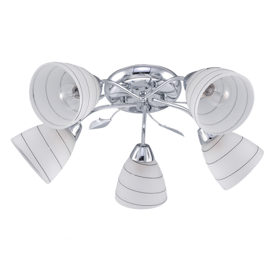 CANDELABRU CALLA 5XE14 D500XH200MM