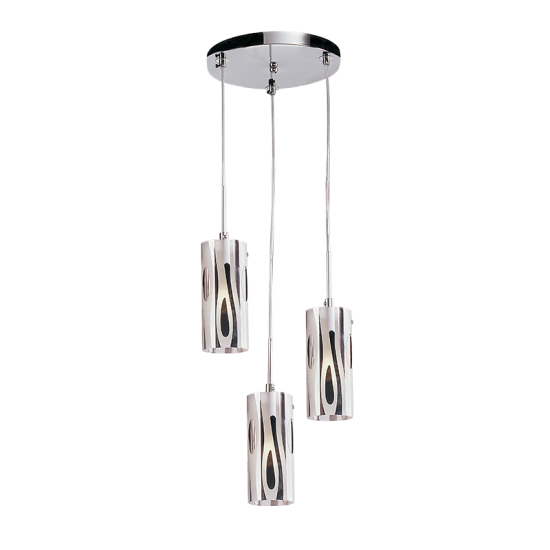 CANDELABRU ERIN  3XE27 NICHEL SATINAT D300mm