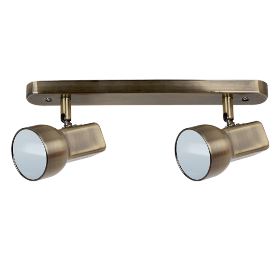 SPOT JACK  2XE14 AURIU ANTIC L360mm