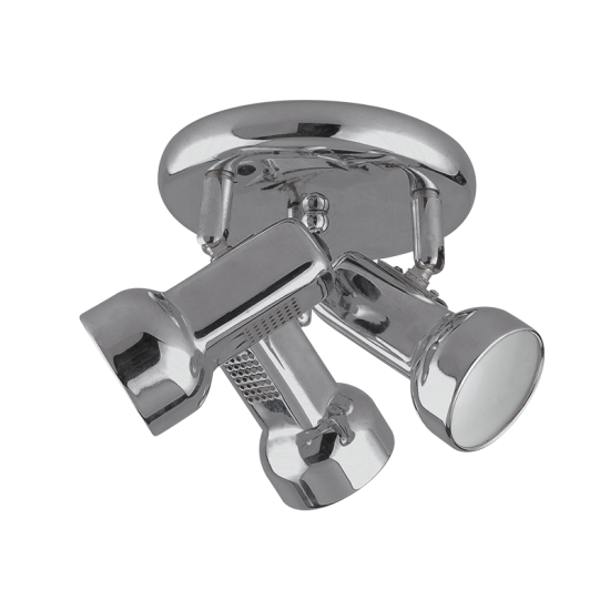 SPOT JACK 3XE14 NICHEL SATINAT D180mm SPOT JACK 3XE14 NICHEL SATINAT D180mm