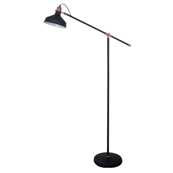LAMPADAR JOHN 1XE27 NEGRU H1500mm LAMPADAR JOHN 1XE27 NEGRU H1500mm