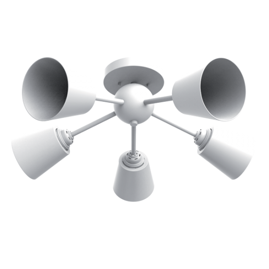 JUDY CEILING LAMP 5xE27 WHITE JUDY CEILING LAMP 5xE27 WHITE