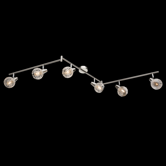 LUSTRA 6XE14 JULIE NICHEL SATIN/ALUMINIU LUSTRA 6XE14 JULIE NICHEL SATIN/ALUMINIU