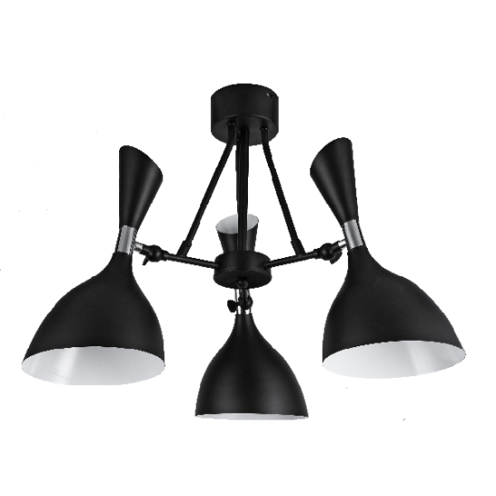 MORGAN CHANDELIER 3xE14 BLACK MORGAN CHANDELIER 3xE14 BLACK