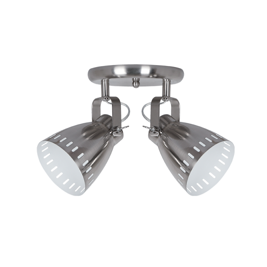 SPOT NOAH 2XE27 NICHEL SATINAT D220mm