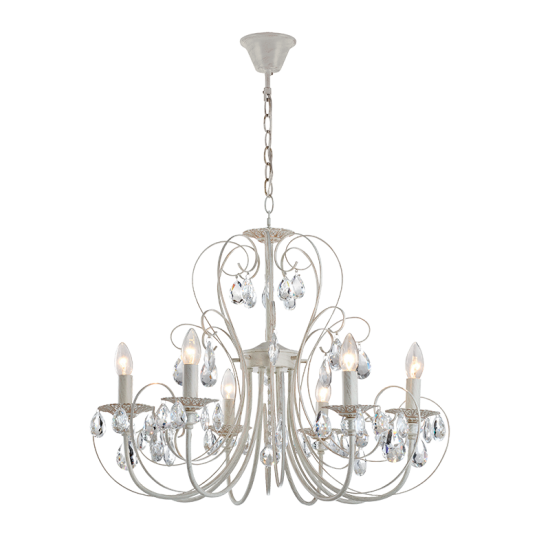 CANDELABRU RUBY 6XE14 D600XH490mm CANDELABRU RUBY 6XE14 D600XH490mm