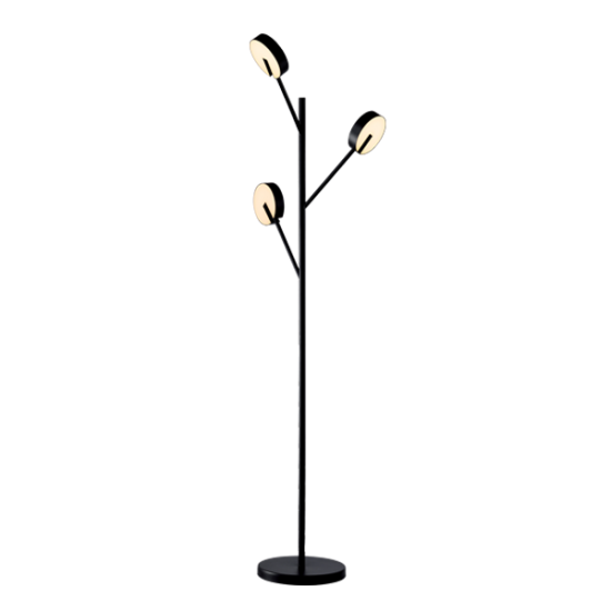 SENSO LED FLOOR LAMP 25W 3000K MATTE BLACK SENSO LED FLOOR LAMP 25W 3000K MATTE BLACK