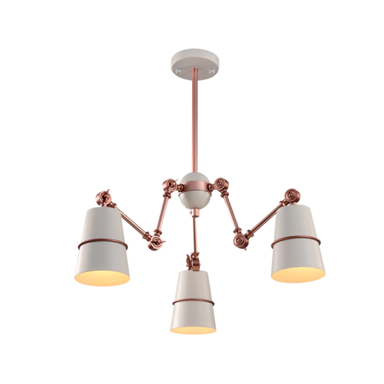 CANDELABRU SPIDER  3XE27 ALB