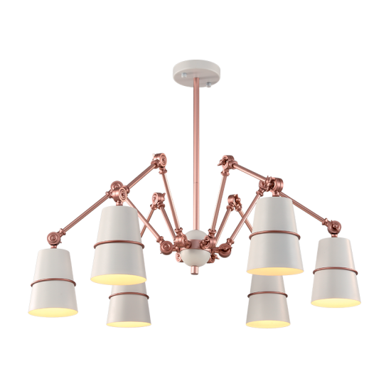 CANDELABRU SPIDER 6XE27 ALB CANDELABRU SPIDER 6XE27 ALB