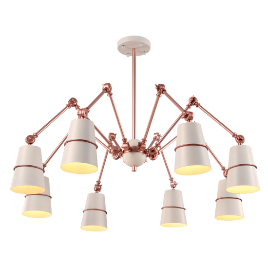 CANDELABRU SPIDER 8XE27 ALB CANDELABRU SPIDER 8XE27 ALB