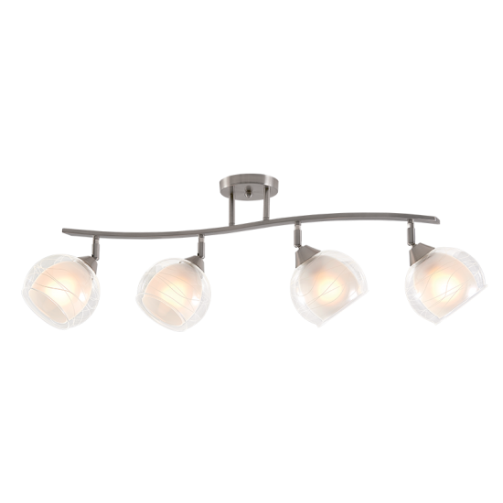 CANDELABRU STACY 4XE27 NICHEL SATINAT CANDELABRU STACY 4XE27 NICHEL SATINAT