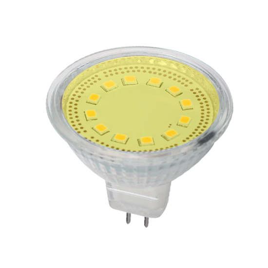 Bec cu leduri LED20 GU5.3,1.5W,12V lumina galbena