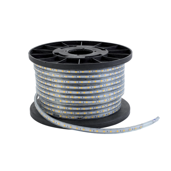 BANDA LED 5050 60PCS/1M 230V/DC IP44 LUMINA CALD BANDA LED 5050 60PCS/1M 230V/DC IP44 LUMINA CALD