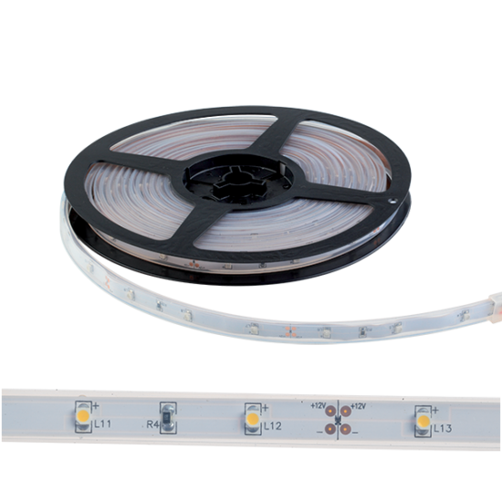 BANDA LED LED150 3528 12V DC IP65 30PCS/1M LUMINA CALDA BANDA LED LED150 3528 12V DC IP65 30PCS/1M LUMINA CALDA